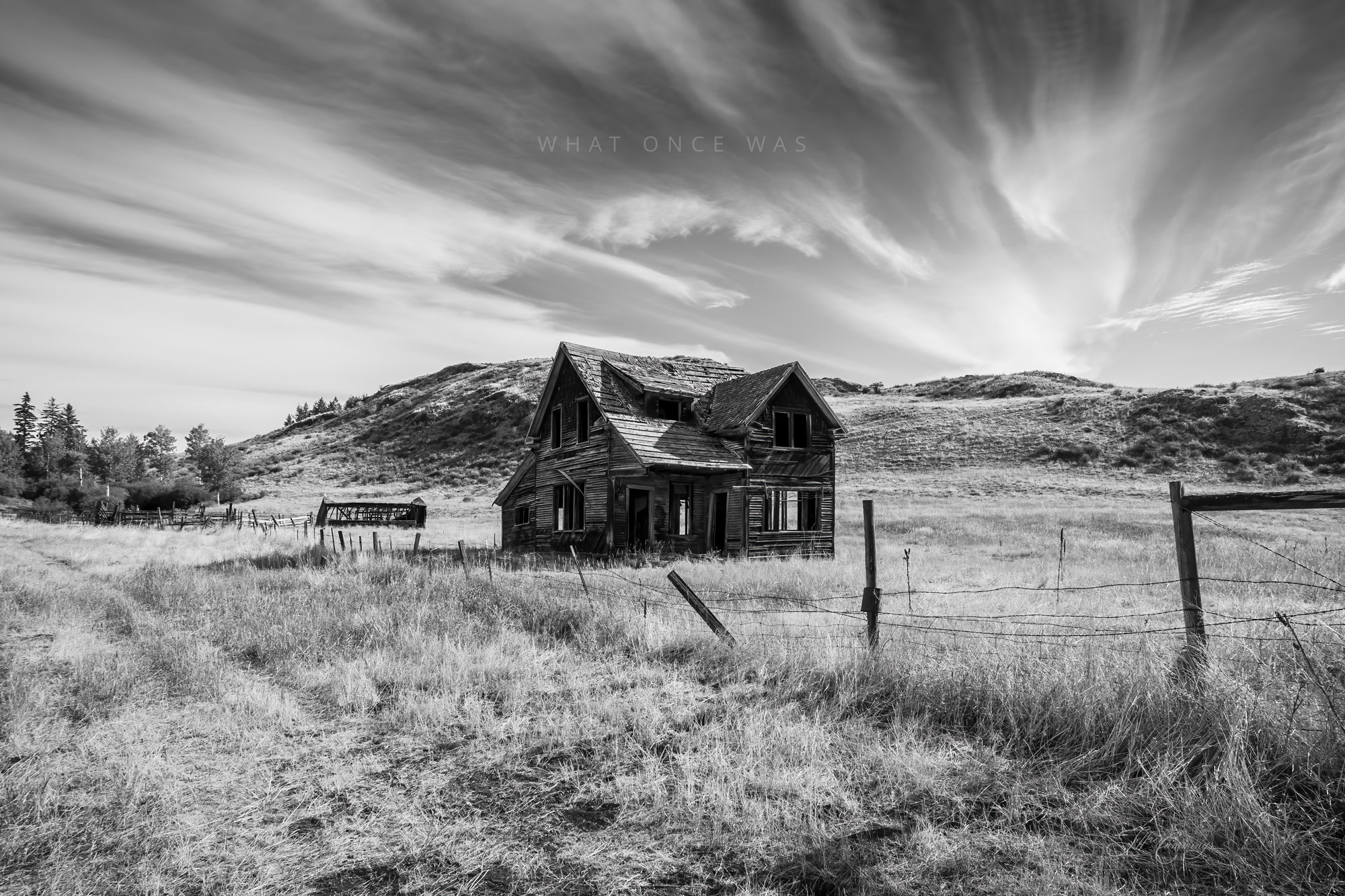 what once was - abandoned homestead
