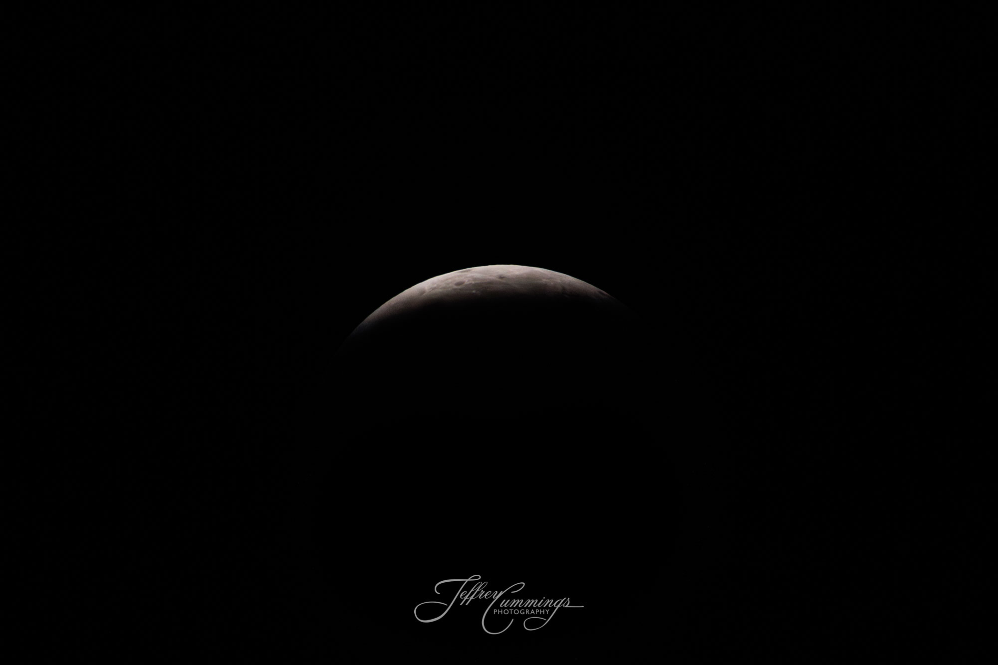 Lunar eclipse penumbra stage