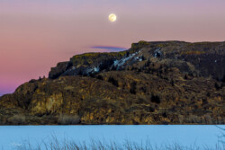 Snow Moon Rising Snow Moon Rising