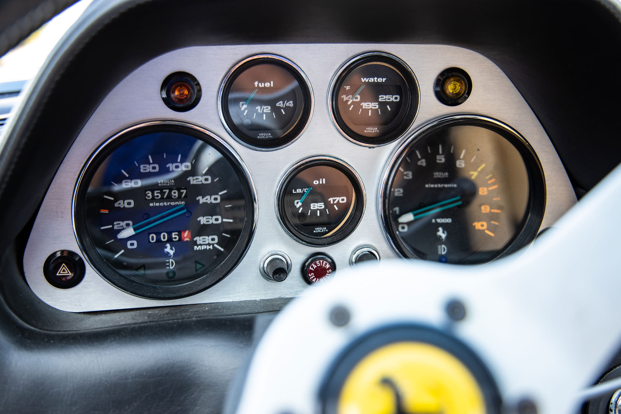 1977 Ferrari dash board