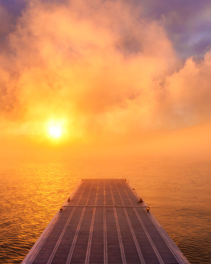 folio-dock-sunrise-fog Foggy Sunrise