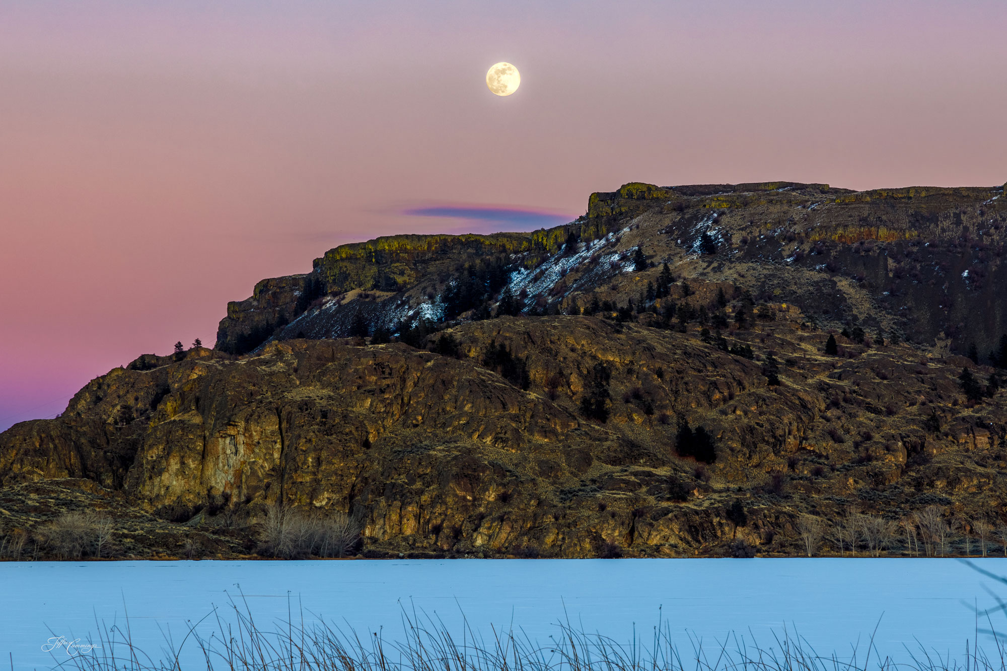 Snow Moon Rising